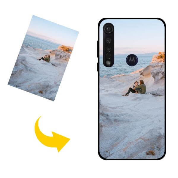Coque et étui de téléphone personnalisée avec photo pour Motorola One Vision Plus