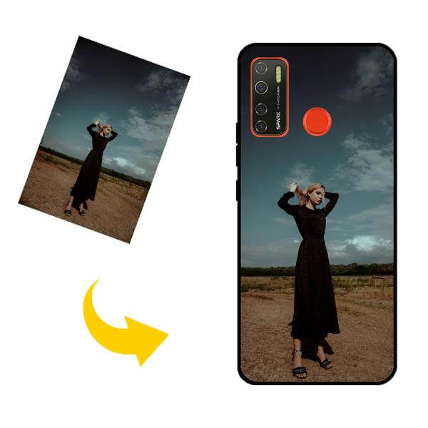 Coque et étui de téléphone personnalisée avec photo pour TECNO Spark 5 pro