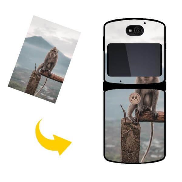 Coque et étui de téléphone personnalisée avec photo pour Motorola Razr 5G