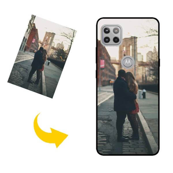 Personalisierte Motorola one 5G UW ace Handyhüllen mit Foto und Design selbst gestalten