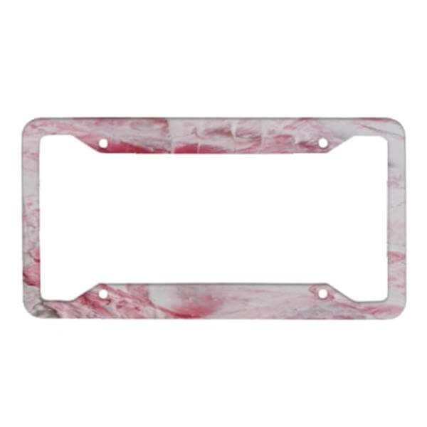 Make Your Own Custom Automotive License Plate Frames With Photo, Picture and Design