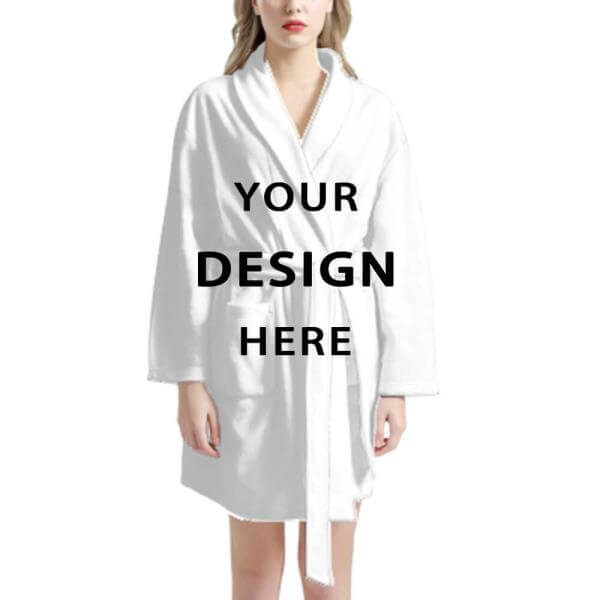 Customized Women's Bathrobes With Photo, Picture and Your Own Design