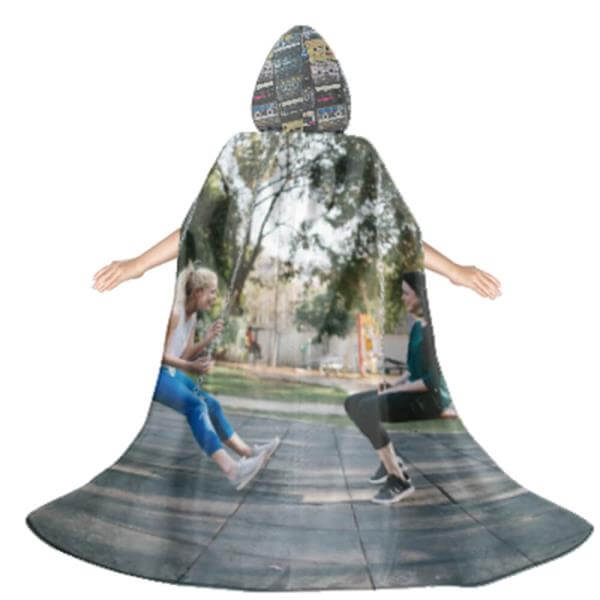 Make Your Own Custom Christmas Hooded Cape With Photo, Picture and Design