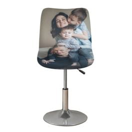 Custom 2 Pcs Bar Stool Chair Covers with photo, picture and your own design