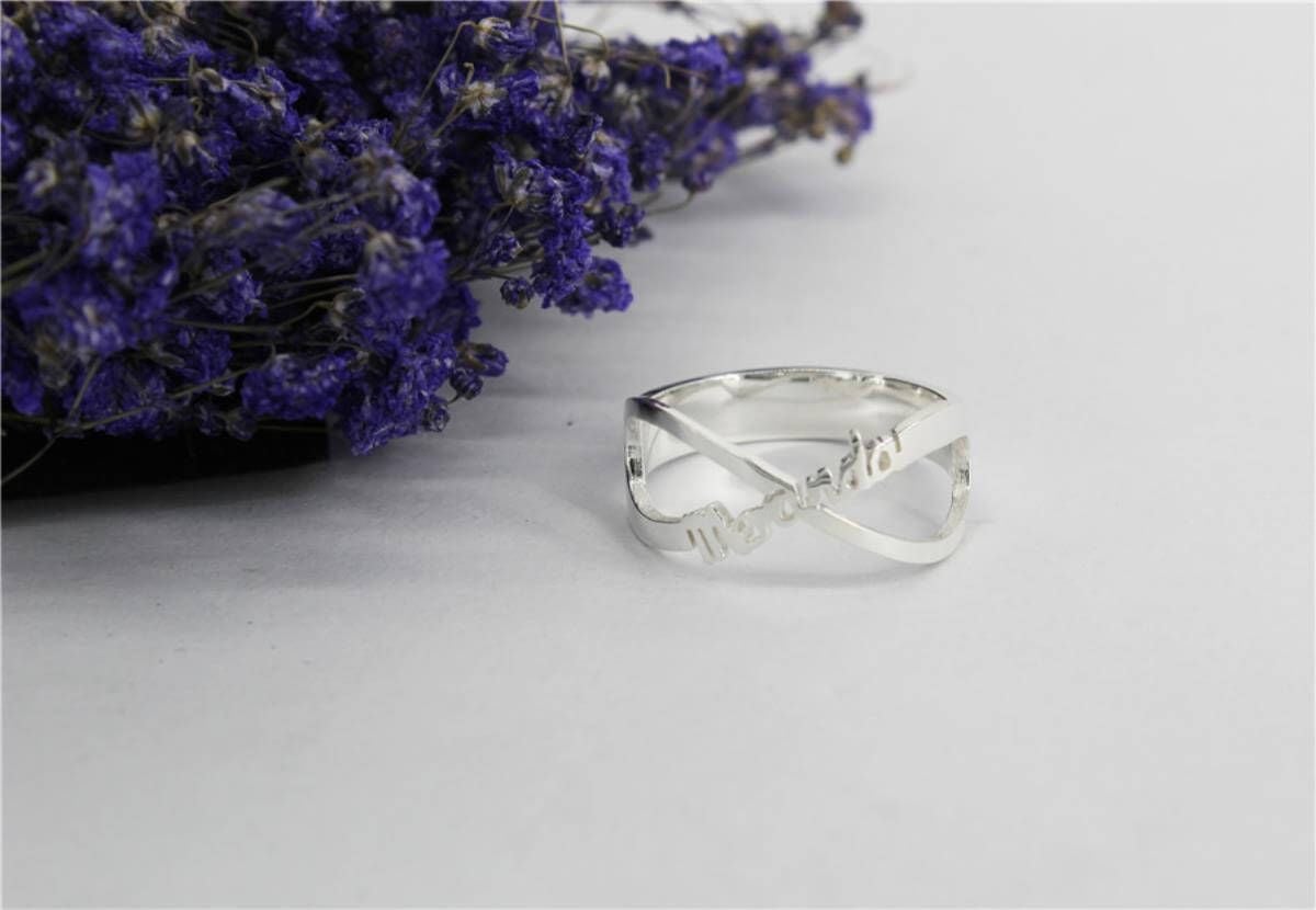 Infinity Symbol Personalized Infinity Ring Make Your Own Custom