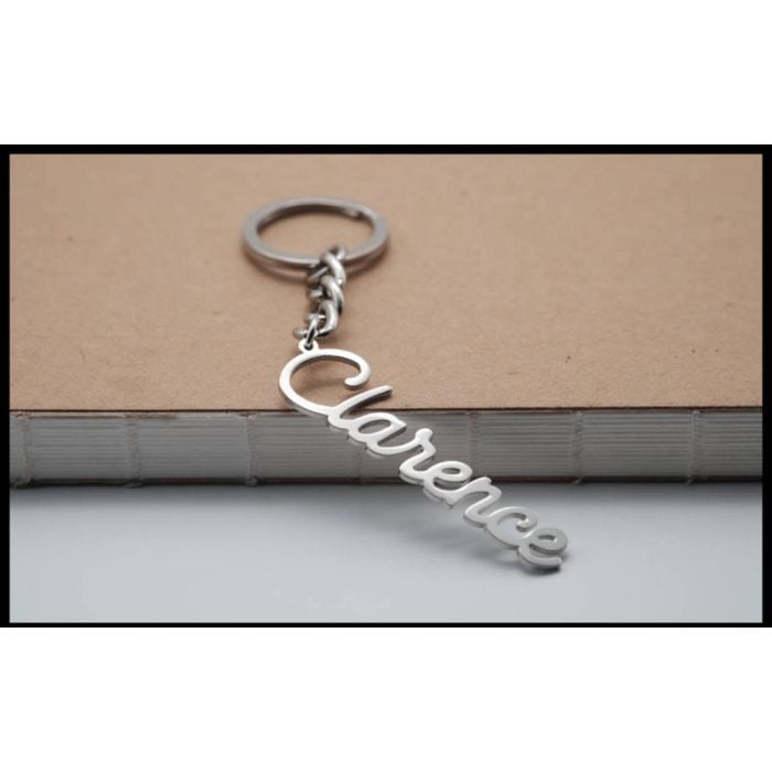 Llavero chapado en oro / oro blanco / oro rosa personalizado con nombre, iniciales y letra - My Design List - Español - 1