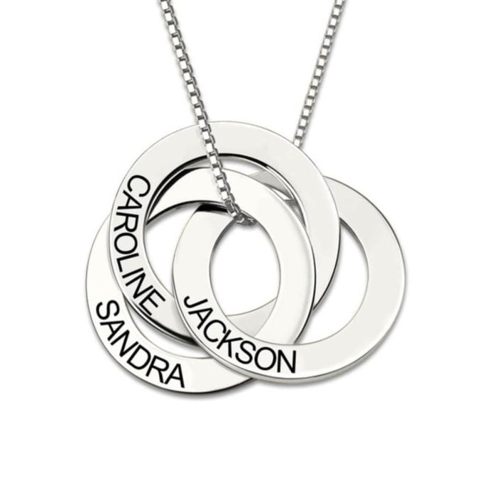tee oma Sterling hopea 925 kaiverrettu perheen venäläinen sormus kaulakoru nimillä, kirjaimilla ja nimikirjaimilla - My Design List - Suomi - 1 tee oma Sterling hopea 925 kaiverrettu perheen venäläinen sormus kaulakoru nimillä, kirjaimilla ja nimikirjaimilla - My Design List - Suomi - 1