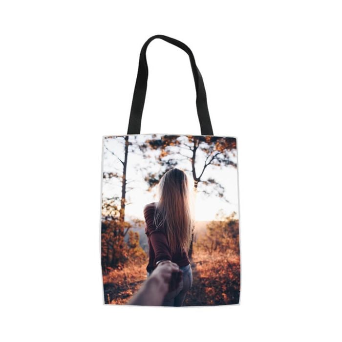 Borsa in tela personalizzata con foto e lettere - My Design List - Italiano - 1 Borsa in tela personalizzata con foto e lettere - My Design List - Italiano - 1