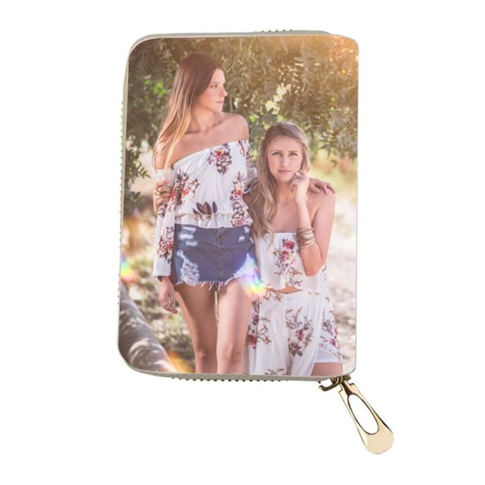 Porta carte di credito in pelle personalizzata con foto e lettere - My Design List - Italiano - 1 Porta carte di credito in pelle personalizzata con foto e lettere - My Design List - Italiano - 1