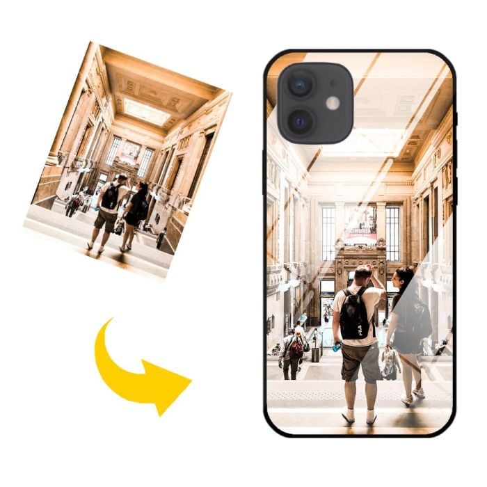 iPhone 12 mini Hlle selbst gestalten mit Foto - Hartglas