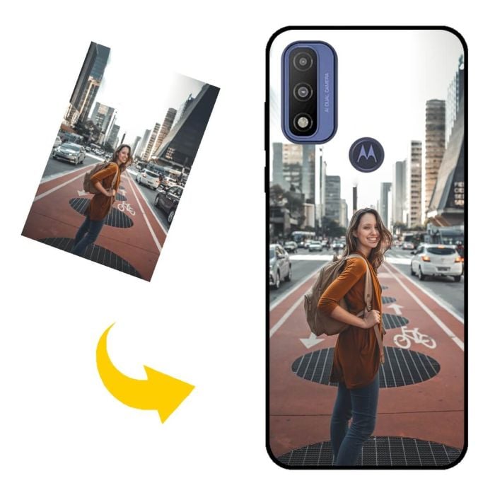 Personalized Motorola G Pure Case with Photo and Text