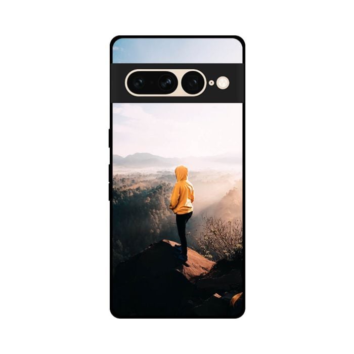Custom Google Pixel Pro Case with Photo and Text - Main Image