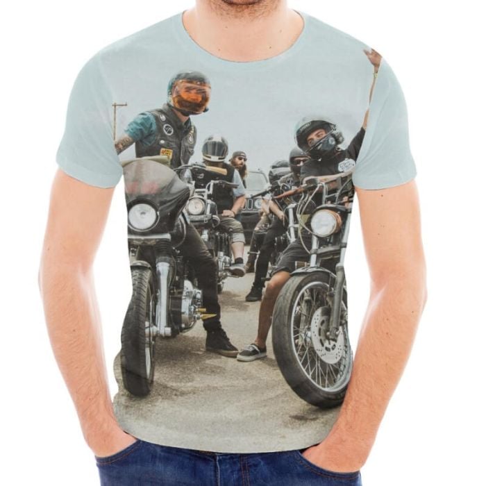 Gepersonaliseerd heren T-shirt zelf ontwerpen met eigen foto