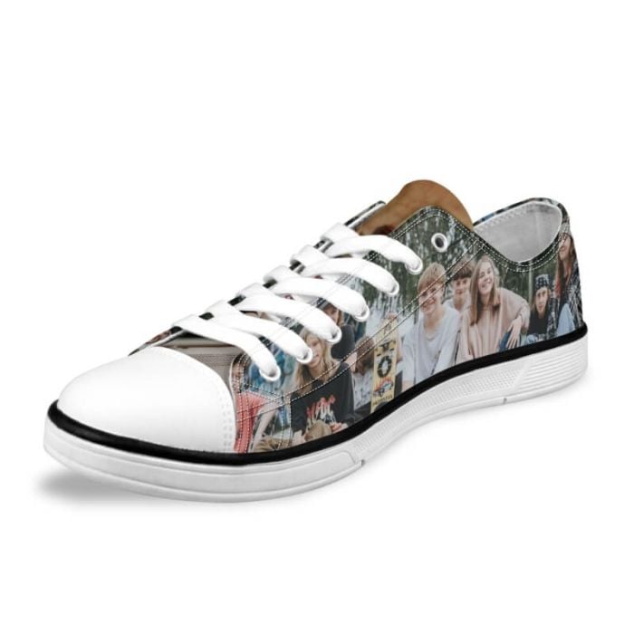 Personalized Men s Low Top Canvas Shoes Design Your Own My Design List