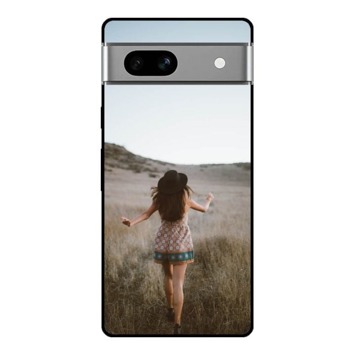 Custom Google Pixel 7a Case with Photo and Text
