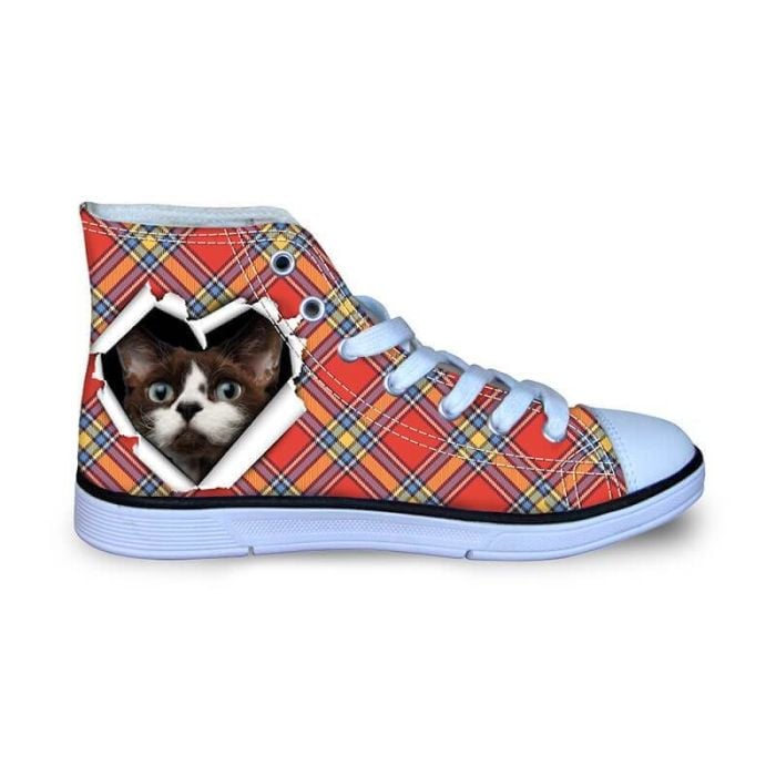 Bequeme High-Top-Mode-Sneaker aus Segeltuch für Kinder mit eigenem Foto selbst online gestalten - My Design List - Deutsch - 1 Bequeme High-Top-Mode-Sneaker aus Segeltuch für Kinder mit eigenem Foto selbst online gestalten - My Design List - Deutsch - 1