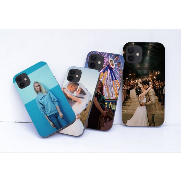 Personalisierte iPhone 12 Mini Handyhlle aus Echtholz mit Foto und Design  selber online machen