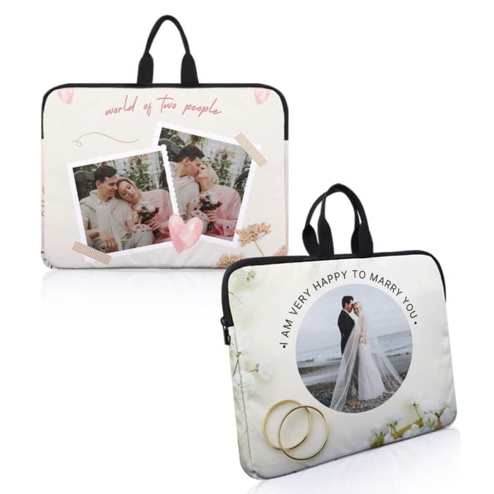 Cadeau personnalisé pour mari Sacoche pour ordinateur portable