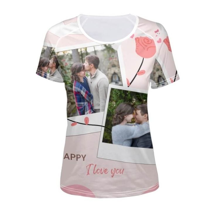 Presente personalizado para esposa camiseta feminina