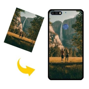 HUAWEI Honor 7c Handyhülle mit eigenen Fotos, Texte, Design usw. selber machen
