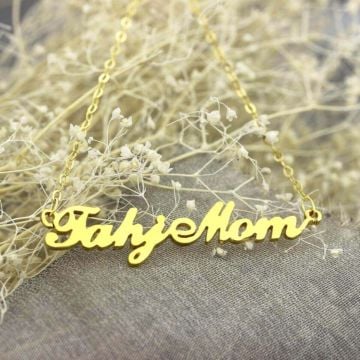 Collar de corona de plata esterlina 925 con nombre personalizado, letra y iniciales