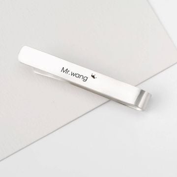 persoonallinen isänpäivälahja - tee oma Sterling-hopea 925 solmiopidike nimillä, kirjaimilla ja nimikirjaimilla