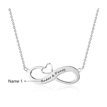 Collar con nombre chapado en oro rosa / oro / plata, personalizado con nombre, iniciales y letra