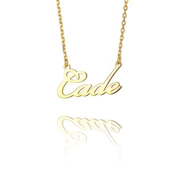 Collar con Nombre en Plata de Ley 925 / Cobre para Mamá personalizado con nombre, iniciales y letra