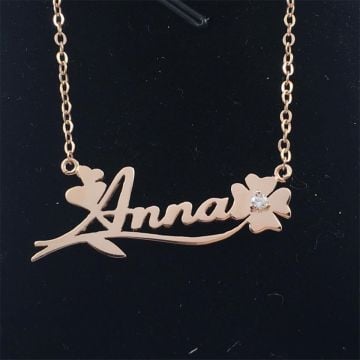 Collar con nombre de estilo múltiple de plata esterlina 925 personalizado con nombre, iniciales y letra