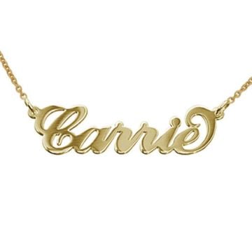 Colgante de collar con nombre de cobre / plata de ley 925 personalizado con nombre, iniciales y letra