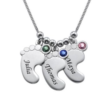 Cobre / Plata esterlina 925 Collar de infinito grabado con piedra de nacimiento personalizado con nombre, letra e iniciales