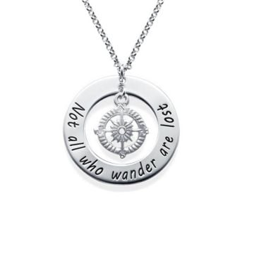 Collar de plata de ley 925 / cobre grabado para ella, personalizado con nombre, iniciales y letra