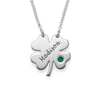 Collar grabado de cobre/plata de ley 925 con piedra de nacimiento personalizado con nombre, iniciales y letra