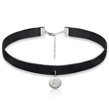 Collar Inicial Grabado Cobre / Plata Esterlina 925 personalizado con nombre, iniciales y letra