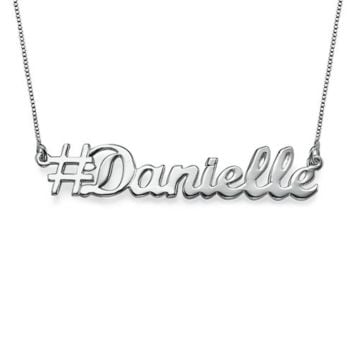 Collar de cadena de cobre/plata esterlina 925 con nombre en él, personalizado con nombre, letra e iniciales