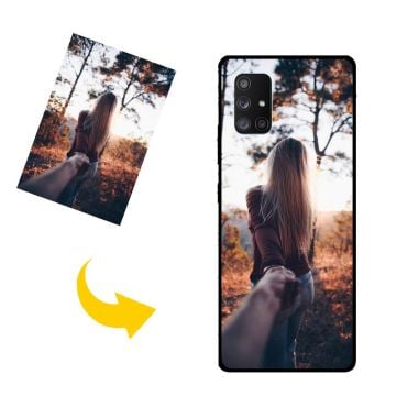 Samsung Galaxy A Quantum puhelimen suojakuori omalla kuvalla