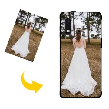 Samsung Galaxy Xcover Pro puhelimen suojakuori omalla kuvalla
