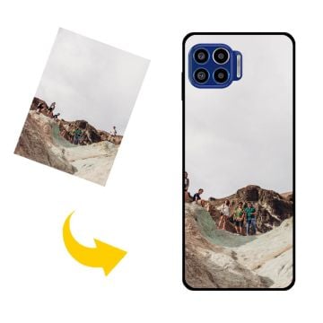 Motorola One 5G UW hoesje ontwerpen en maken met eigen foto