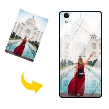 lav dit eget cover i hærdet glas til OPPO A37 med billede og design