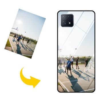 OPPO A72 5G gehärtetes Glas Handyhülle mit eigenem Design und Foto selbst online gestalten