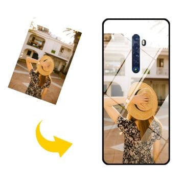 Funda y carcasa de cristal para OPPO Reno2 con foto personalizada