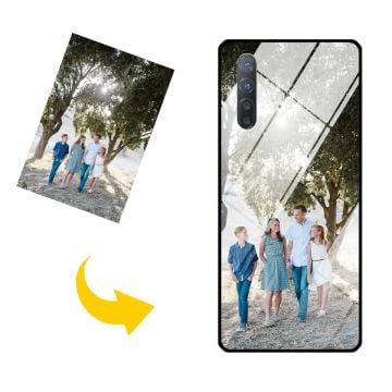 OPPO Reno3 gehärtetes Glas Handyhülle mit eigenem Foto und Design selbst online gestalten