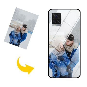 Customized vivo S7 Tempered Glass Phone Case with Your Photos, Texts, Design, etc.