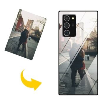 Customized Samsung Galaxy Note20 Ultra Tempered Glass Phone Case with Your Photos, Texts, Design, etc.