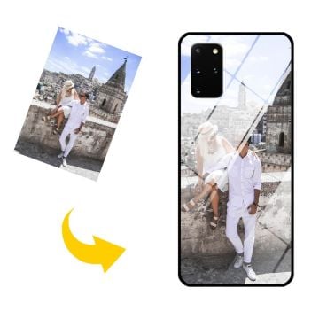 Samsung Galaxy S20 Plus - tee oma puhelimen suojakuori karkaistulla lasilla omalla kuvalla