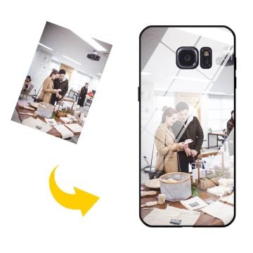 Funda y carcasa de cristal para Samsung Galaxy S7 Edge con foto personalizada