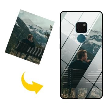 Customized HUAWEI Mate 20 Tempered Glass Phone Case with Your Own Photos, Texts, Design, etc.