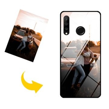 Funda y carcasa de cristal para HUAWEI Nova 4E / P30 Lite con foto personalizada