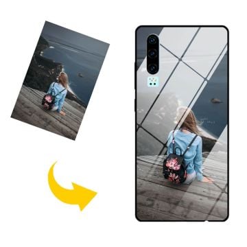 HUAWEI P30 gehärtetes Glas Handyhülle mit eigenem Design und Foto selbst online machen