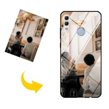 Custom Made HONOR 10 Lite Tempered Glass Phone Case with Your Own Design, Photos, Texts, etc.
